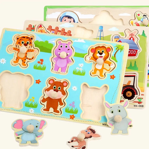 Baby Wooden Puzzle Toys