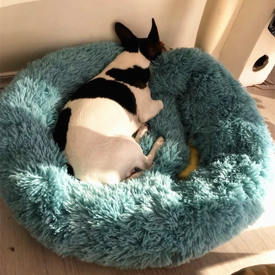 Plush Round Dog Bed