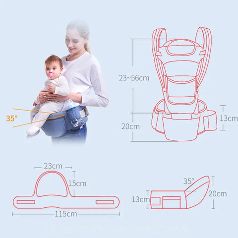 Ergonomic Baby Carrier Backpack