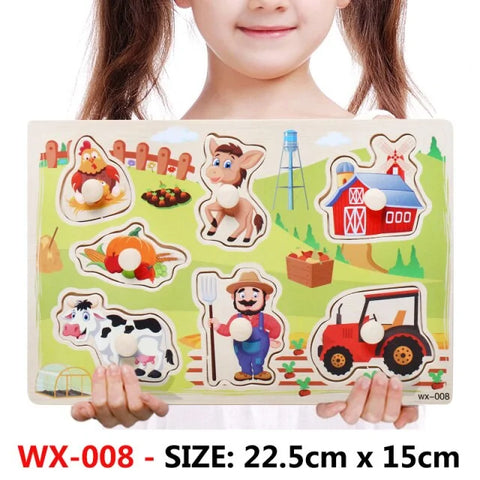 Baby Wooden Puzzle Toys